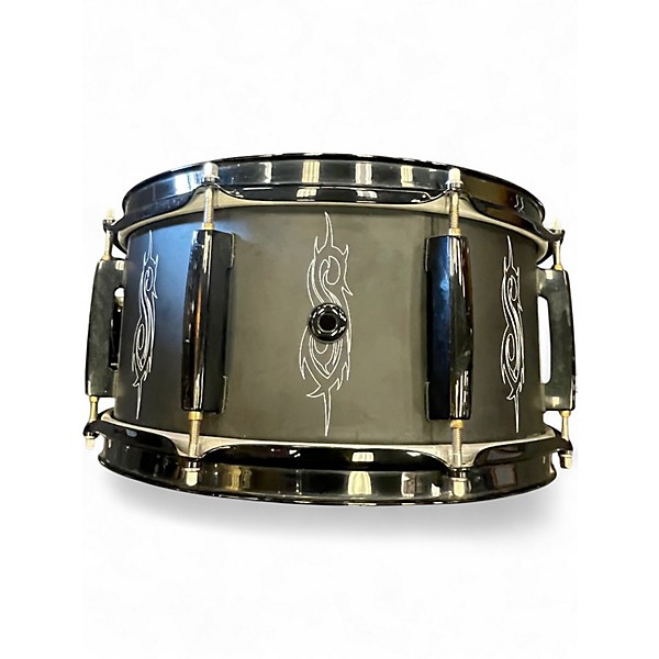 Used Pearl 6.5X13 Joey Jordison Signature Snare Black Drum