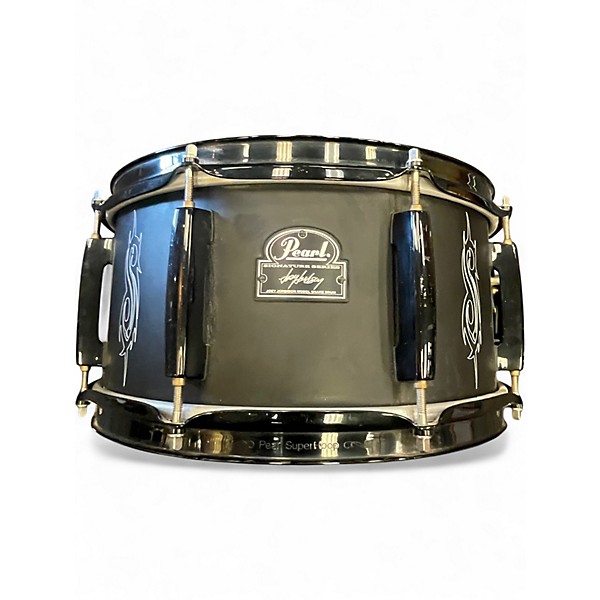 Used Pearl 6.5X13 Joey Jordison Signature Snare Black Drum