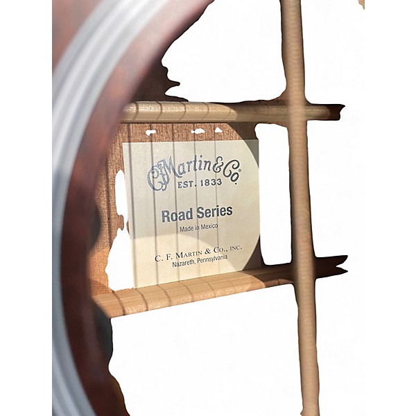 Used Martin d10e road series Natural Acoustic Guitar