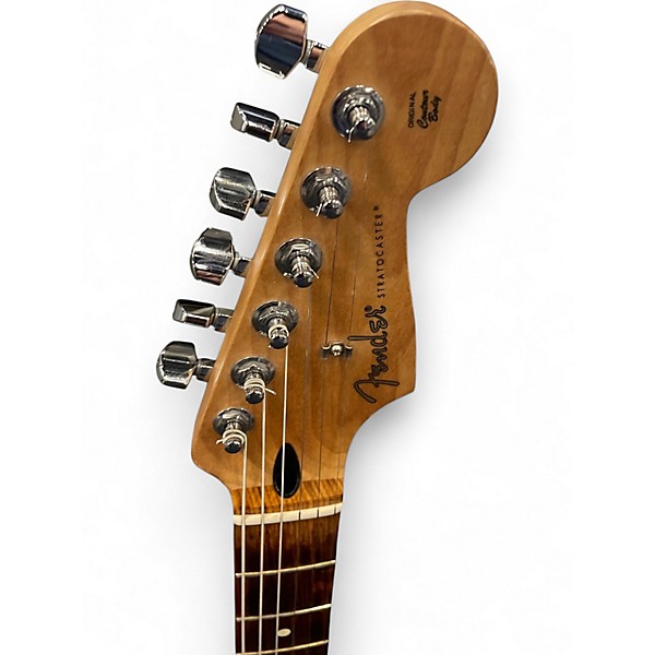 Used Fender Limitied Edition Player Series Stratocaster Black Solid Body Electric Guitar