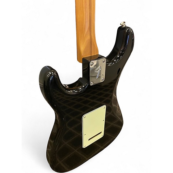 Used Fender Limitied Edition Player Series Stratocaster Black Solid Body Electric Guitar