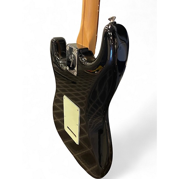 Used Fender Limitied Edition Player Series Stratocaster Black Solid Body Electric Guitar