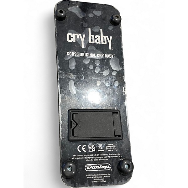 Used Dunlop GCB95 Original Crybaby Wah Effect Pedal