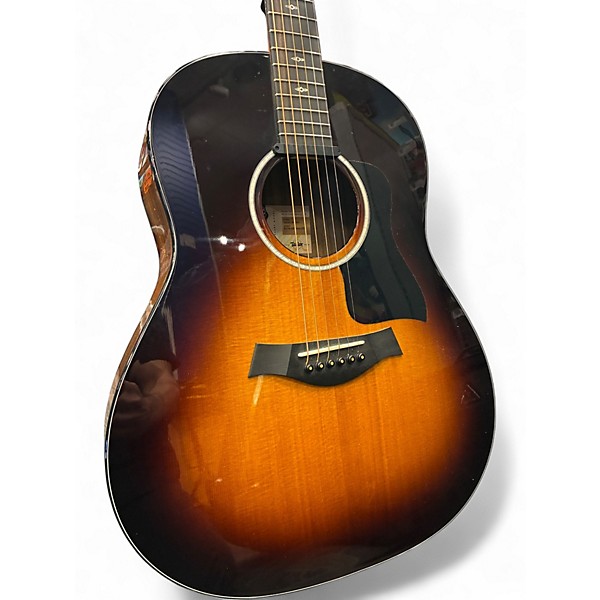 Used Taylor 217e-sb 3 Color Sunburst Acoustic Electric Guitar
