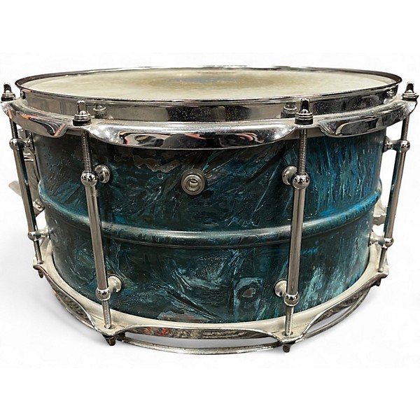 Used Pork Pie 6.5X14 PATINA BRASS Drum