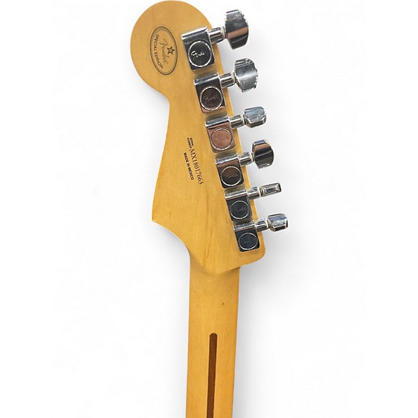 Used Fender Player Stratocaster Surf Green Solid Body Electric Guitar