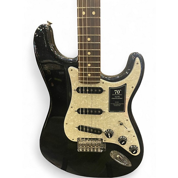 Used Fender 70th Anniversary Stratocaster NEBULAR NOIR Solid Body Electric Guitar