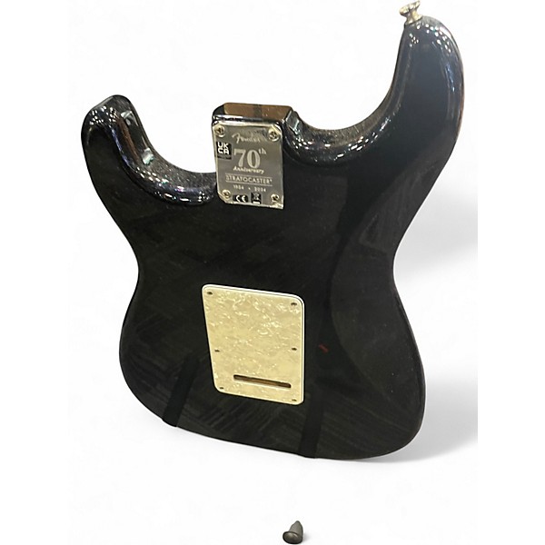 Used Fender 70th Anniversary Stratocaster NEBULAR NOIR Solid Body Electric Guitar