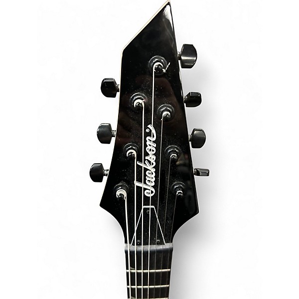 Used Jackson JS22-7 Dinky 7 String Black Solid Body Electric Guitar