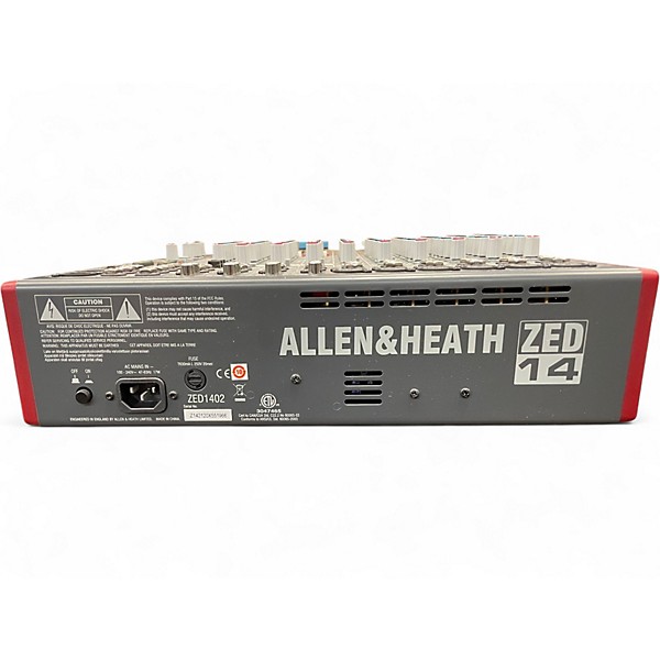 Used Allen & Heath ZED14 Unpowered Mixer
