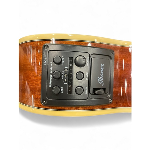 Used Ibanez AEG20II Flamed Sycamore Acoustic Electric Guitar