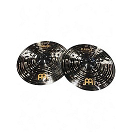 Used MEINL 14in Classic Custom Medium Hi Hat Pair Cymbal