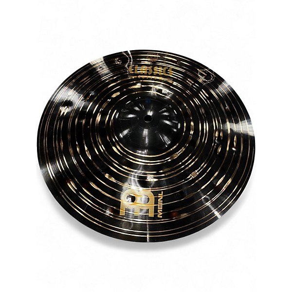 Used MEINL 14in Classic Custom Medium Hi Hat Pair Cymbal