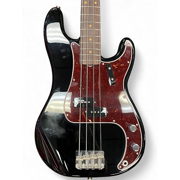 Used Fender American Vintage 1963 Precision Bass Black Electric Bass Guitar