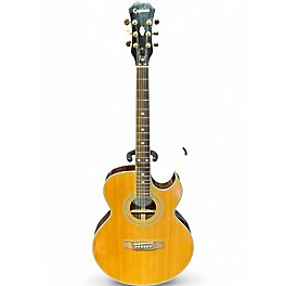 Used Epiphone PR5E Natural Acoustic Electric Guitar