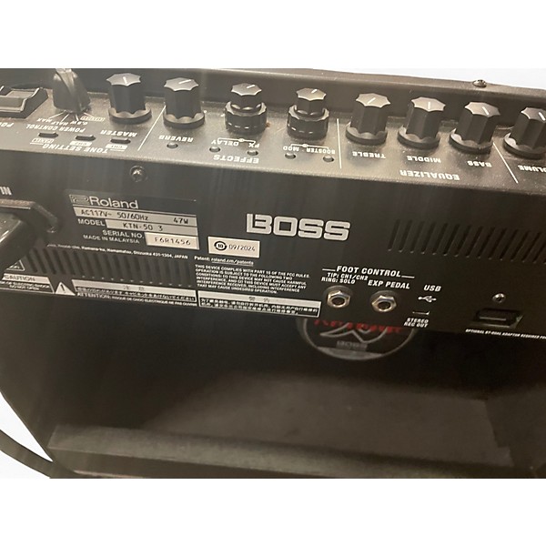 Used BOSS Katana KTN50 50W 1X12 Guitar Combo Amp