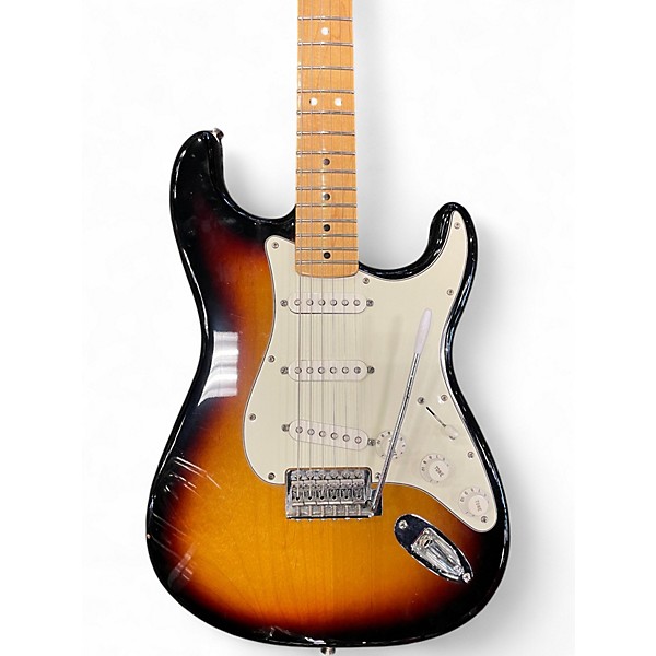 Used Fender Standard Stratocaster Brown Sunburst Solid Body Electric Guitar
