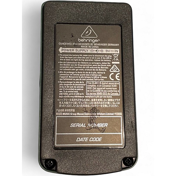 Used Behringer UV300 Ultra Vibrato Effect Pedal