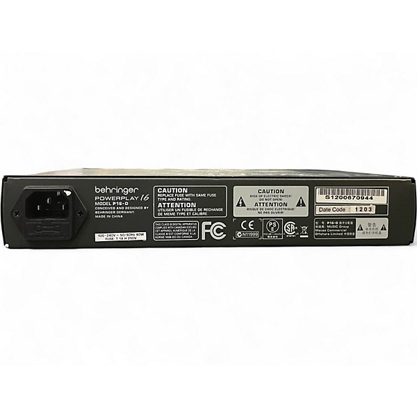 Used Behringer Powerplay P16-D Digital Mixer