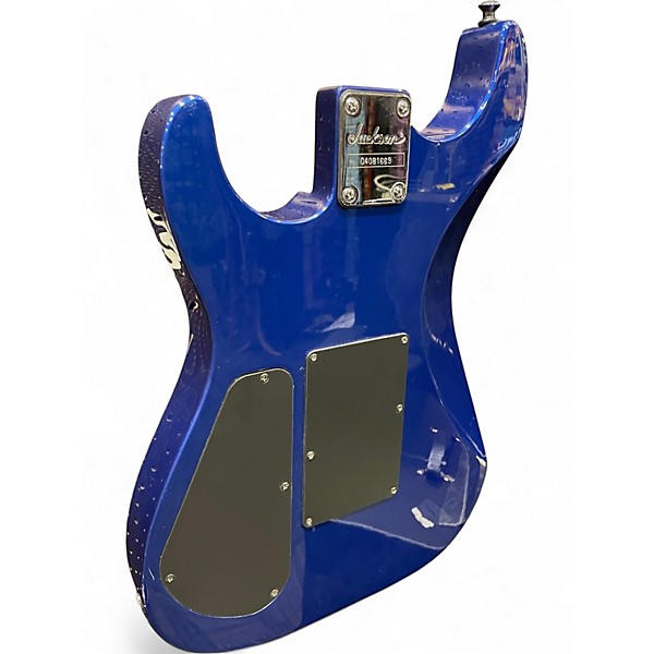 Used Jackson Dinky Reverse FR Blue  Solid Body Electric Guitar