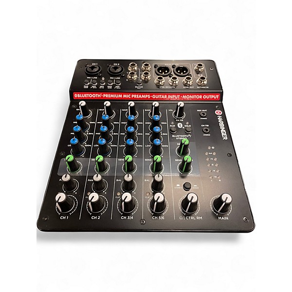 Used Harbinger LV8 8-Channel Mixer with Bluetooth Unpowered Mixer