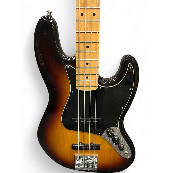 Used Fender Jazz Bass Tobacco Sunburst Electric Bass Guitar