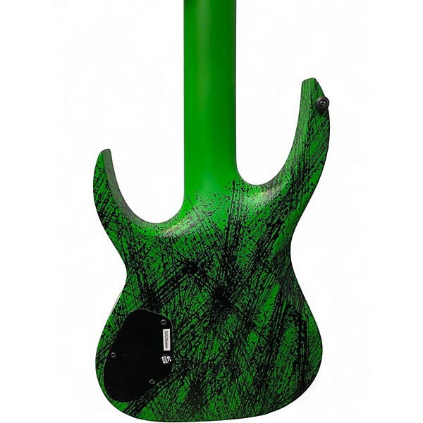 Used Solar Guitars A2.7GN Canibalismo+ Green Neon Open Pore Matte Solid Body Electric Guitar