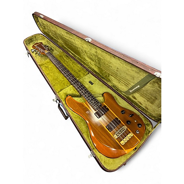 Vintage 1980s Ibanez ST-980 Natural Electric Bass Guitar