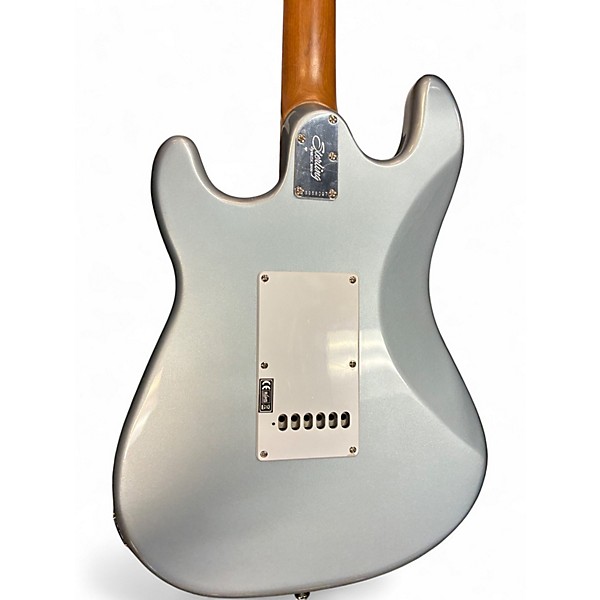 Used Sterling by Music Man CUTLASS HSS FIREMIST SILVER Solid Body Electric Guitar