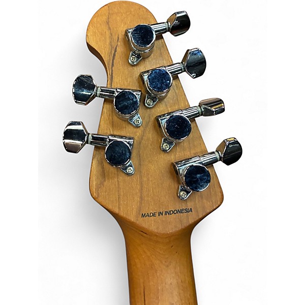 Used Sterling by Music Man CUTLASS HSS FIREMIST SILVER Solid Body Electric Guitar