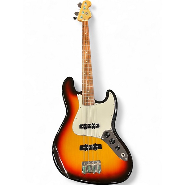 Used Fender Standard Jazz Bass 2 Color Sunburst Electric Bass Guitar