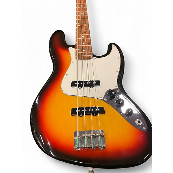 Used Fender Standard Jazz Bass 2 Color Sunburst Electric Bass Guitar