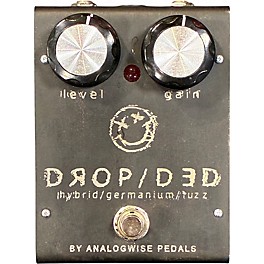 Used Analogwise Pedals Drop Ded Hybrid Germanium Fuzz Effect Pedal