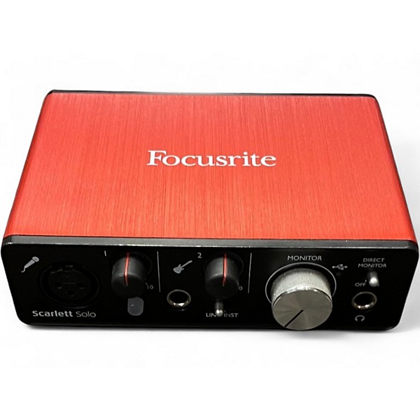 Used 2019 Focusrite Scarlett Solo Gen 2 Audio Interface