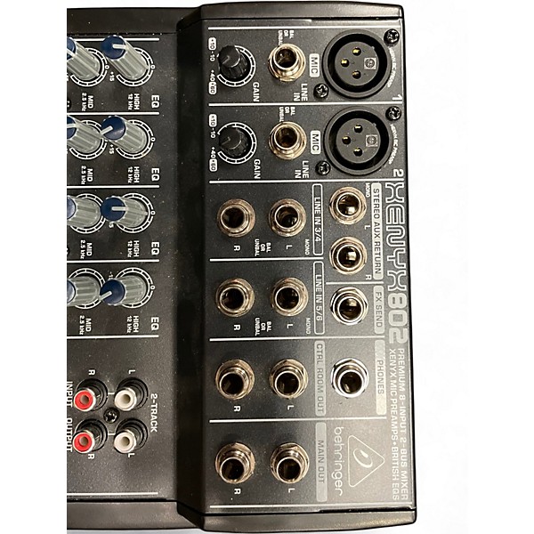 Used Behringer XENYX802 Unpowered Mixer