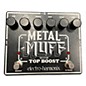 Used Electro-Harmonix Metal Muff Distortion With Top Boost Effect Pedal