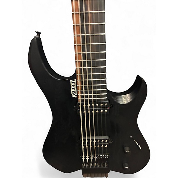 Used Kiesel VADER 7 STRING Black Solid Body Electric Guitar