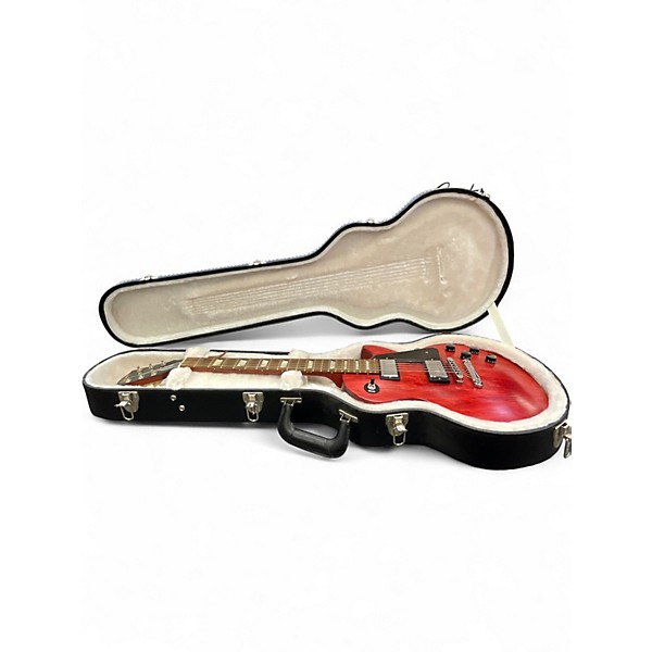 Used Gibson Les Paul Studio WORN RED Solid Body Electric Guitar