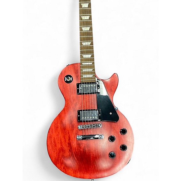 Used Gibson Les Paul Studio WORN RED Solid Body Electric Guitar