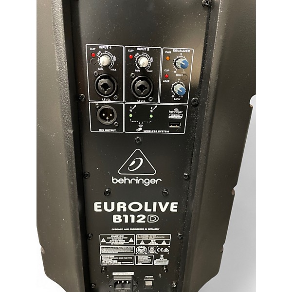 Used Behringer EUROLIVE B112D Powered Speaker