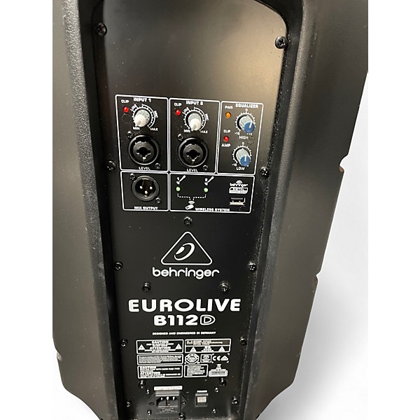 Used Behringer EUROLIVE B112D Powered Speaker