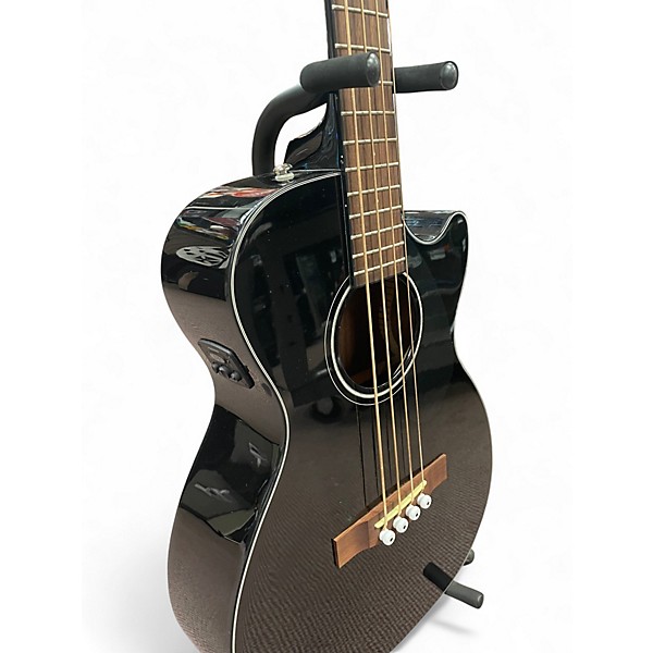 Used 2000s Fender CB60sce Black Acoustic Bass Guitar