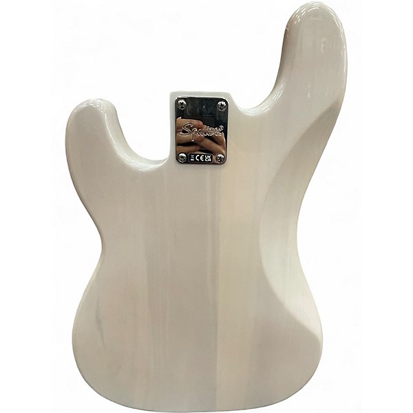 Used Squier Vintage Modified Precision Bass White Electric Bass Guitar