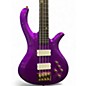 Used Schecter Guitar Research Freezesickle Purple Electric Bass Guitar