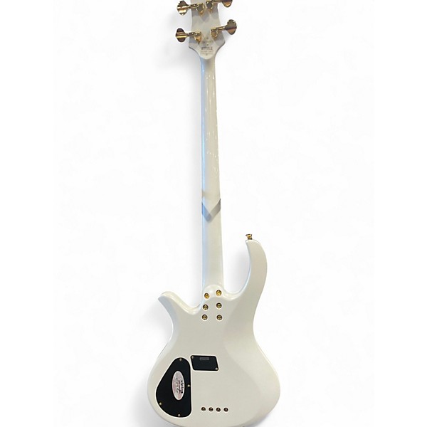 Used Schecter Guitar Research Freezesicle White Electric Bass Guitar