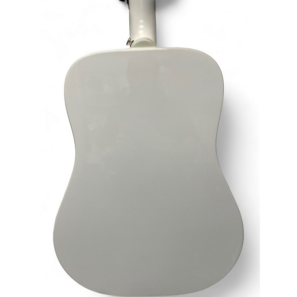 Used Epiphone Dove Pro WHITE Acoustic Electric Guitar