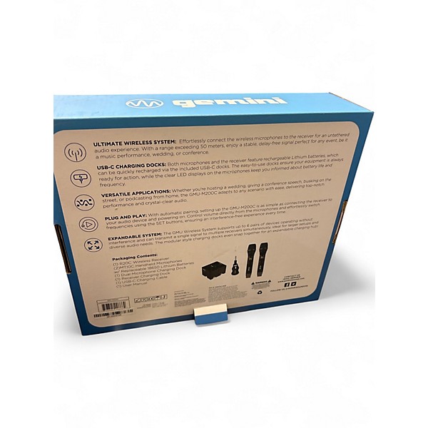 Used Gemini GMU-M200C Handheld Wireless System