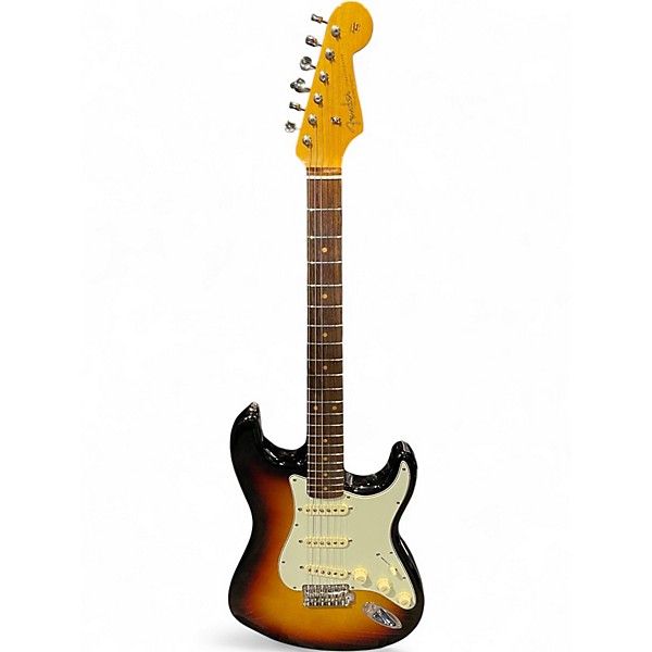 Used Fender AMERICAN VINTAGE II '61 STRATOCASTER 3 Tone Sunburst Solid Body Electric Guitar