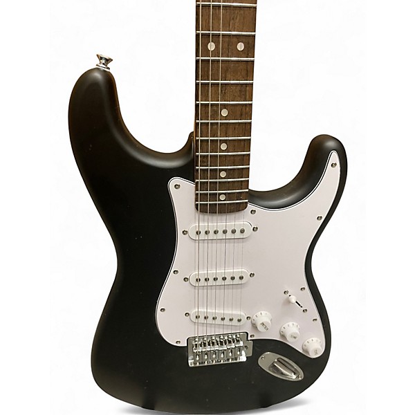 Used Squier Sonic Stratocaster Black Solid Body Electric Guitar