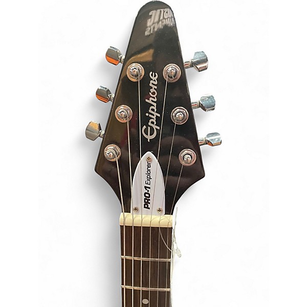Used Epiphone PRO-1 Explorer metallic burst Solid Body Electric Guitar